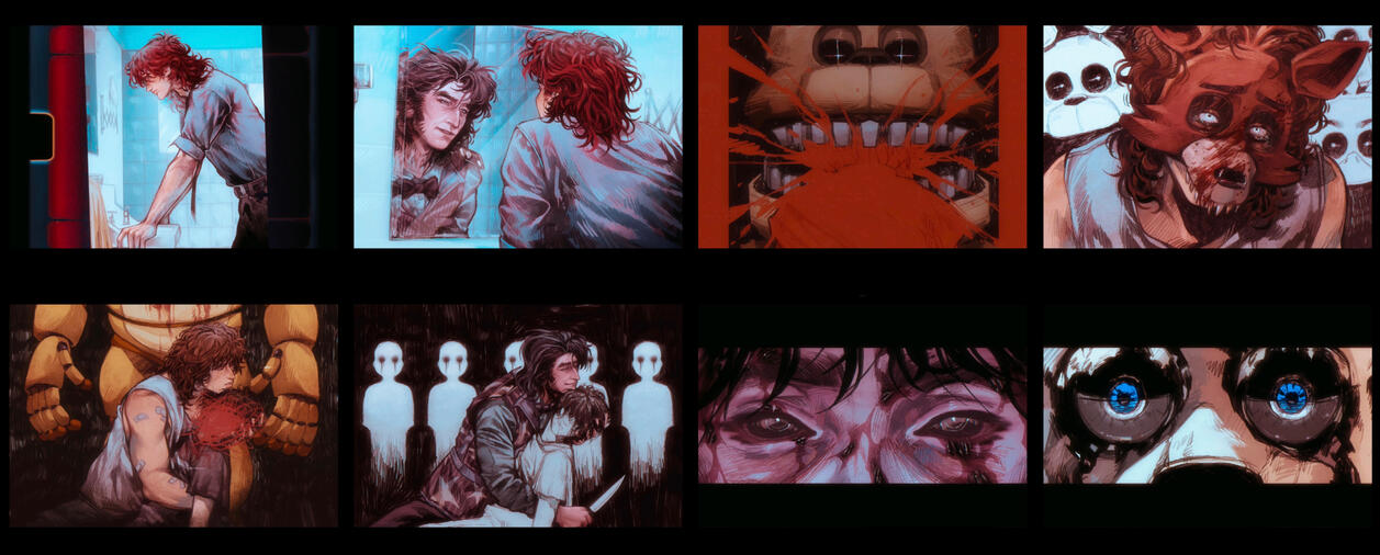 FNAF animation storyboard