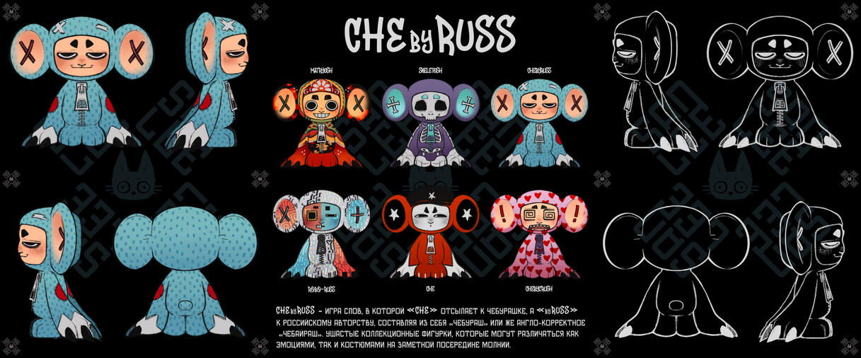 Collectable figure concept CHEbyRUSS